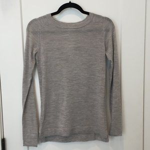 Club Monaco Grey Sweater with Black Slit